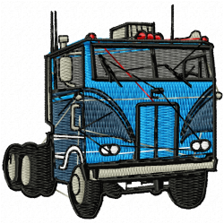 Truck Embroidery Design 3 Truck Embroidery Design 3